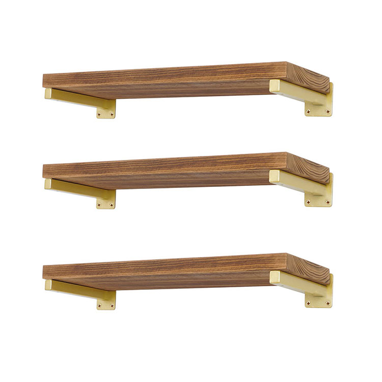 Gold Shelf Brackets