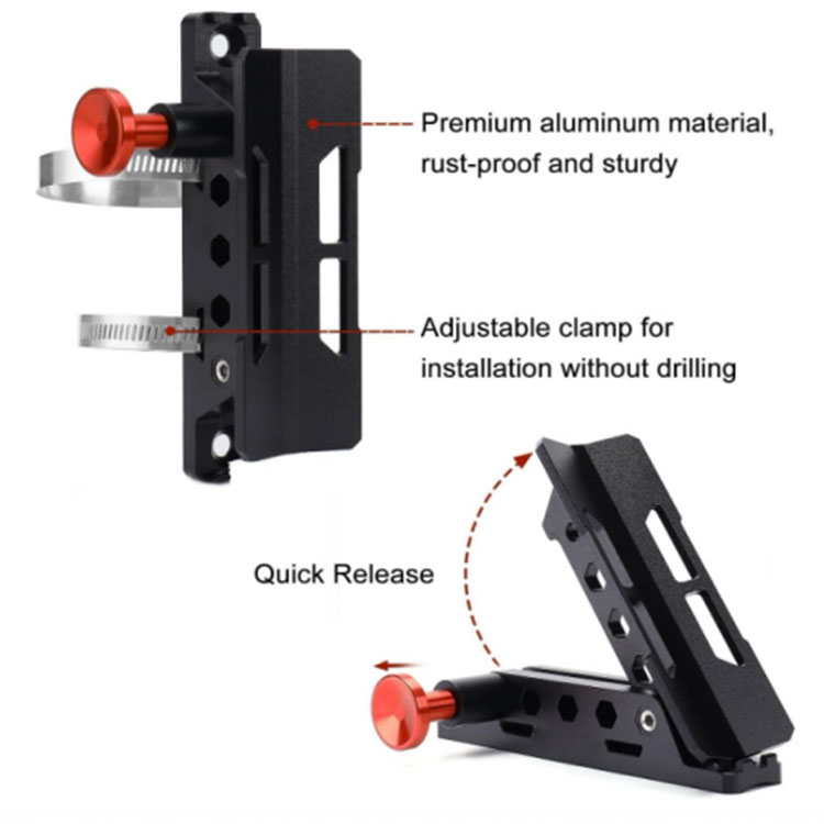 Aluminum alloy fire extinguisher holder