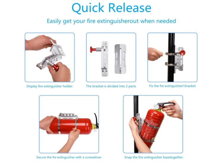 Adjustable Fire Extinguisher Holder